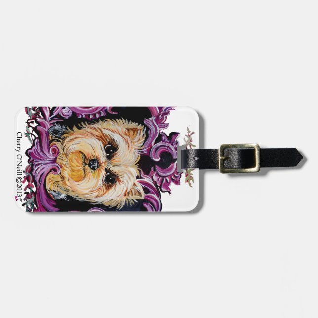 Yorkshire Terrier Luggage Tag (Front Horizontal)