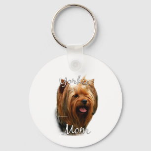 Yorkshire Terrier Mom 2 Key Ring