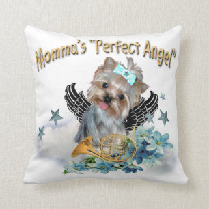 Yorkshire Terrier Momma's Angel Pillow
