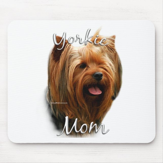 Yorkshire Terrier Mum 2 Mouse Pad (Front)