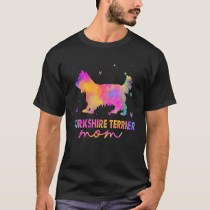 Yorkshire Terrier Mum Colourful Yorkshire Terrier T-Shirt