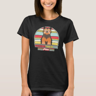 Yorkshire Terrier Mum Retro Style T-Shirt