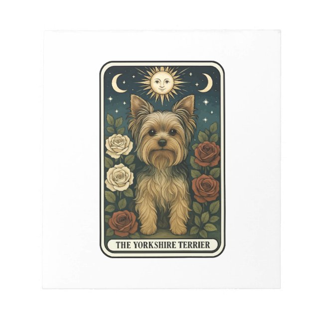 Yorkshire Terrier Notepad (Front)
