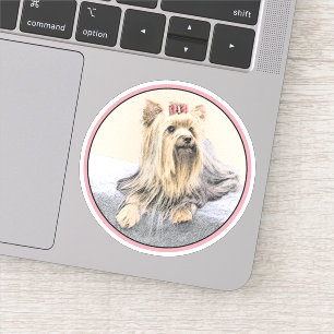 Yorkshire Terrier Painting - Cute Original Dog Art
