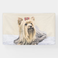Yorkshire Terrier Painting - Cute Original Dog Art