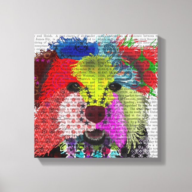 Yorkshire Terrier - Patchwork Canvas Print (Front)