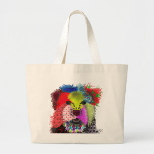 Yorkshire Terrier - Patchwork Large Tote Bag