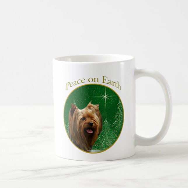 Yorkshire Terrier Peace Coffee Mug (Right)