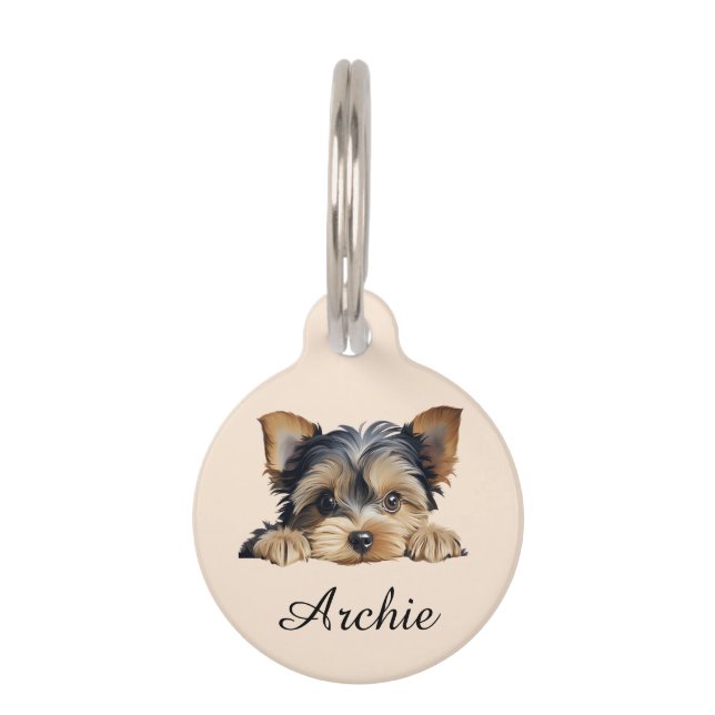 Yorkshire Terrier Pet Tag (Front)