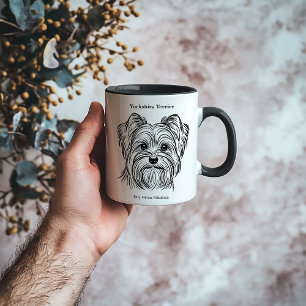 Yorkshire Terrier Portrait Mug
