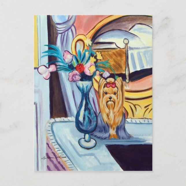 Yorkshire Terrier Postcard (Front)
