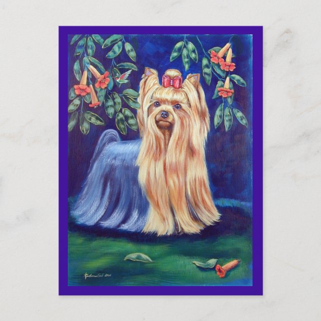 Yorkshire Terrier Postcard (Front)