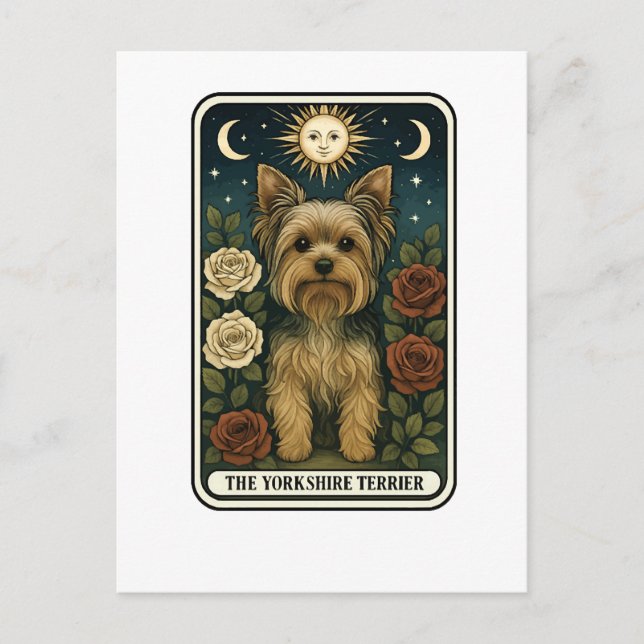 Yorkshire Terrier Postcard (Front)