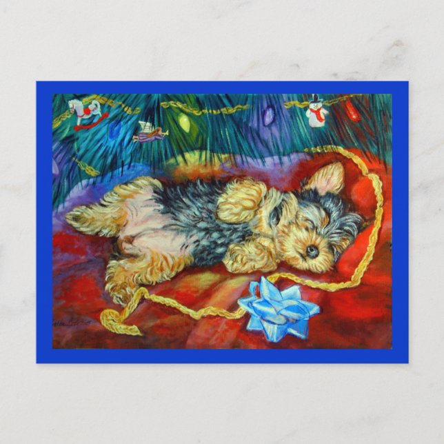 Yorkshire Terrier Postcard (Front)