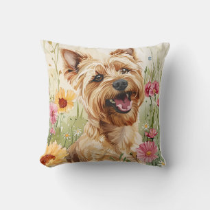 Yorkshire Terrier Poster – Cute Dog Wall Art Print Cushion