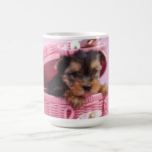 Yorkshire terrier puppy coffee mug