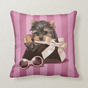 Yorkshire Terrier Puppy Cushion