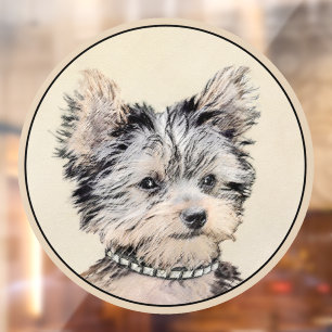 Yorkshire Terrier Puppy Painting Original Dog Art