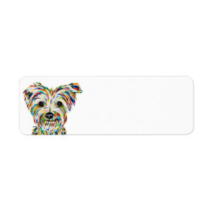 Yorkshire Terrier Return Address Labels