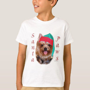 Yorkshire Terrier Santa Paws T-Shirt