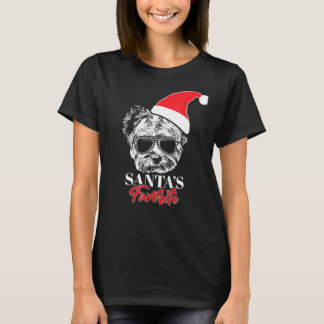 Yorkshire Terrier Santas Favourite Christmas T-Shirt
