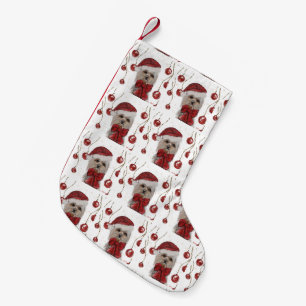 YORKSHIRE TERRIER  SMALL CHRISTMAS STOCKING