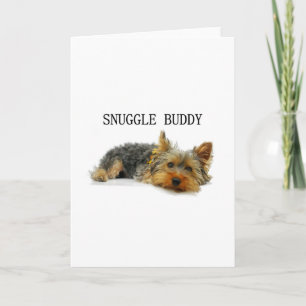 yorkshire-terrier snuggle buddy card