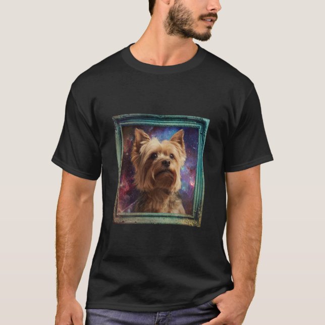 Yorkshire Terrier Space T-Shirt (Front)