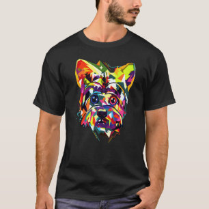 Yorkshire Terrier Terrier Pop Art Yorkie Dog T-Shirt