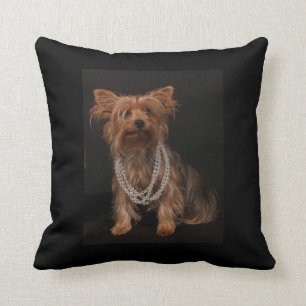Yorkshire Terrier Throw Pillows