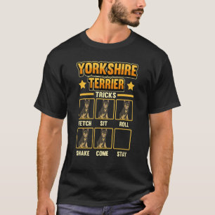 Yorkshire Terrier Tricks Puppy Trainer Yorkie Mum T-Shirt