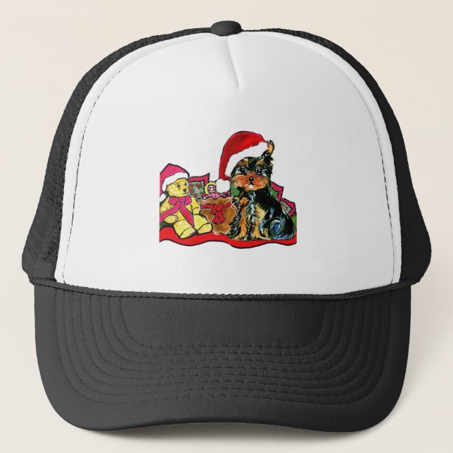 YORKSHIRE TERRIER TRUCKER HAT (Front)