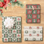 Yorkshire Terrier Vintage Christmas Wrapping Paper Sheet<br><div class="desc">Elevate your gift-giving experience with our "Yorkshire Terrier Vintage Christmas Wrapping Paper Set." This delightful collection features three unique designs, each exuding nostalgic charm and festive spirit. Two of the designs showcase adorable watercolor Yorkshire Terrier dressed in retro winter outfit, adding a touch of canine joy to your holiday presents....</div>