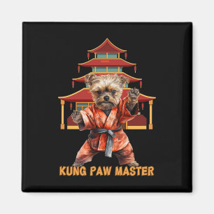 Yorkshire Terrier Yorkie Karate Martial Arts Funny Magnet