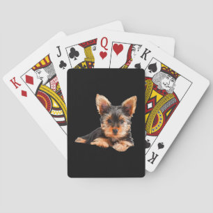 Yorkshire terrier Yorkie Puppy Dog Playing Cards