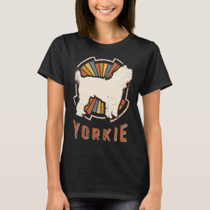 Yorkshire Terrier Yorkie Vintage Classic Retro Dog T-Shirt