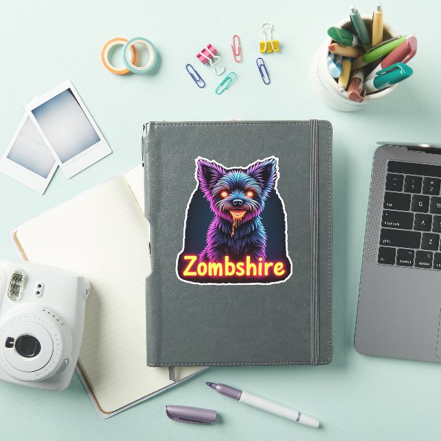 Yorkshire Terrier Yorkie Zombie Dog Halloween Over (iPad Cover)
