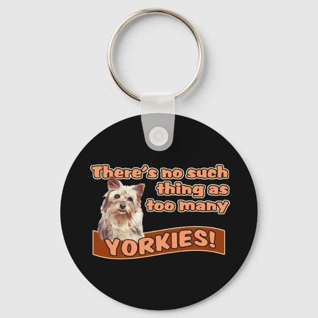 YORKSHIRE TERRIERS KEY RING (Front)