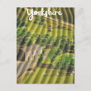 Yorkshire Travel Postcard Art, Yorkshire Travel Ar