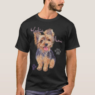 Yorkshire Yorkie Mum Cute Yorkie Puppy T-Shirt