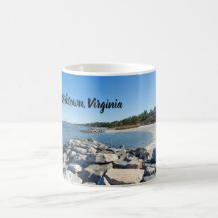Yorktown Beach in Virginia Coffee Mug