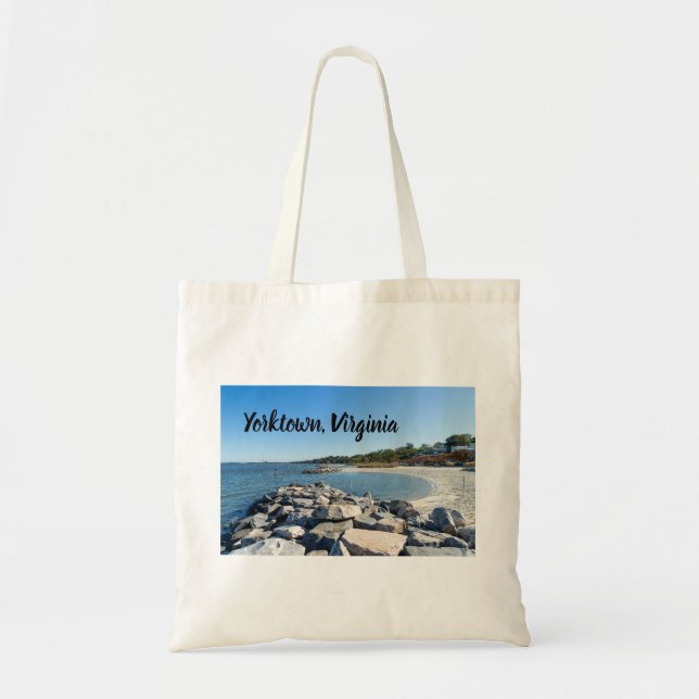 Yorktown Beach in Virginia Tote Bag (Front)