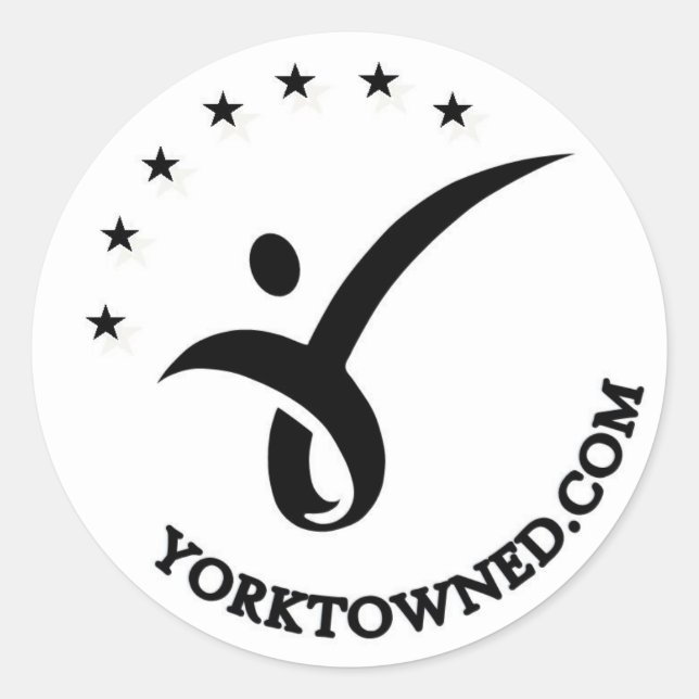 Yorktown  Education 3" Round Sticker (Front)