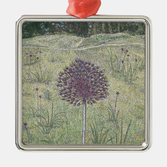 Yorktown Onion Metal Tree Decoration (Front)