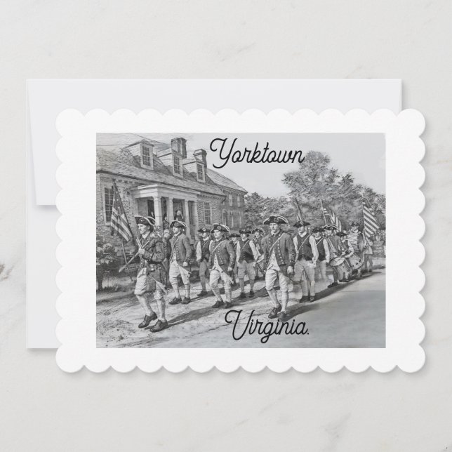 Yorktown Virginia  Card (Front)