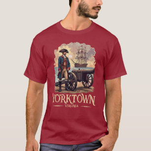 Yorktown Virginia Colonial Soldier Vintage T-Shirt