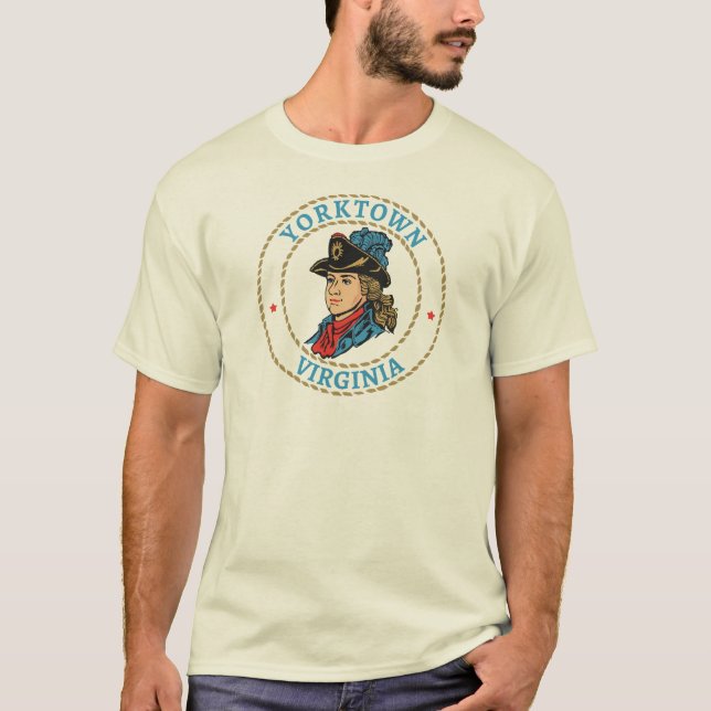 Yorktown Virginia Colonial T-Shirt (Front)