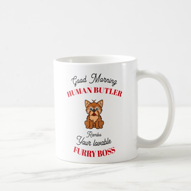Yorky Customisable Yorky  Coffee Mug (Right)