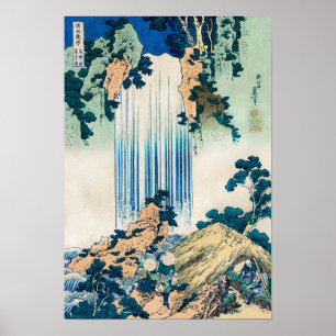 Yoro Waterfall in Mino Province Hokusai Katsushika Poster