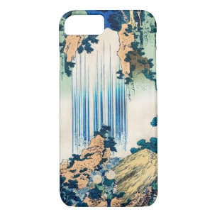 Yoro Waterfall Mino Province by Katsushika Hokusai iPhone 8/7 Case
